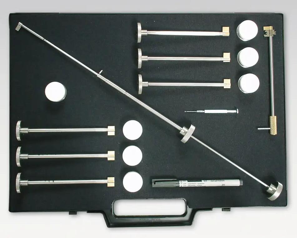 Mauer decoder toolkit showing the lever decoding tool and components